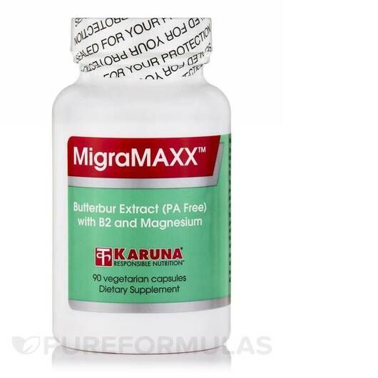 Основне фото товара Karuna Health, MigraMAXX, Засіб від мігрені, 90 капсул
