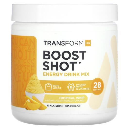 Основне фото товара Boost Shot Energy Drink Mix Tropical Whip, Енергетичний напій, 12