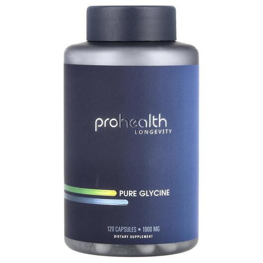 Основне фото товара ProHealth Longevity, Pure Glycine 1000 mg, L-Гліцин, 120 капсул