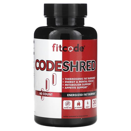 Основне фото товара FitCode, CodeShred, Жироспалювачі, 60 капсул