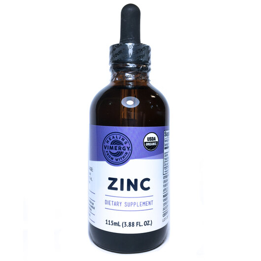 Основне фото товара Vimergy, Organic Zinc Sulfate, Цинк Сульфат, 115 мл