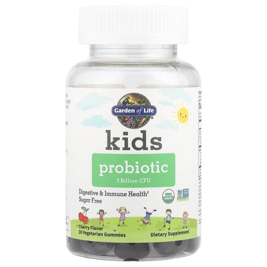 Основне фото товара Garden of Life, Kids Probiotic, Пробіотики, 30 цукерок