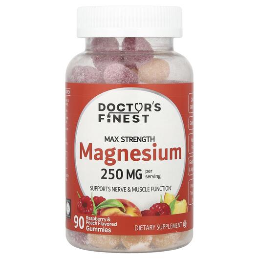 Основне фото товара Magnesium Raspberry & Peach 83 mg, Магній, 90 таблеток