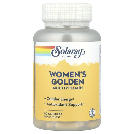 Основне фото товара Women's Golden Multivitamin, Вітаміни для жінок, 90 капсул