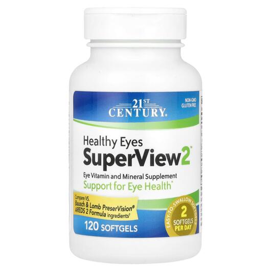 Основне фото товара Healthy Eyes SuperVision 2, Підтримка здоров'я зору, 120 кап