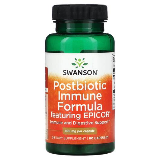 Основне фото товара Postbiotic Immune Formula, Ферментовані пекарські дріжджі, 60 кап