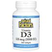 Vitamin D3 125 mcg 5000 IU, Вітамін D3, 360 капсул