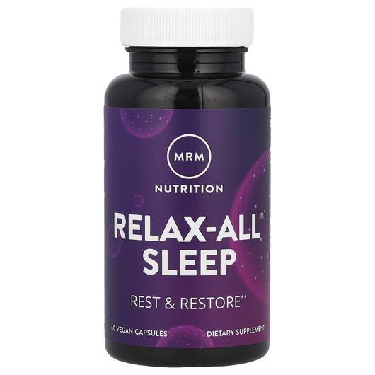 Основне фото товара MRM, Relax-All Sleep, Підтримка сну, 60 капсул