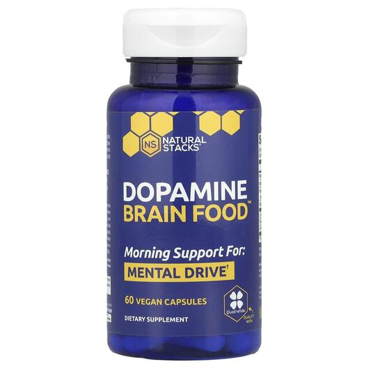 Основне фото товара Dopamine Brain Food, Підтримка дофаміну, 60 капсул