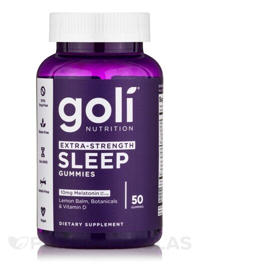Основне фото товара Extra-Strength Sleep Gummies, Мелатонін, 50 таблеток