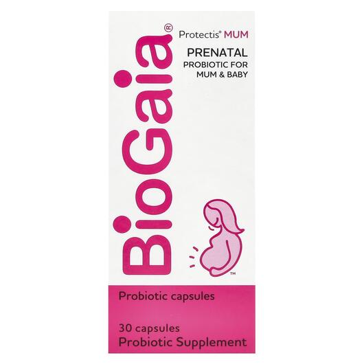 Основне фото товара Protectis MUM Prenatal Probiotic, Лактобактерії Реутері, 30 капсу