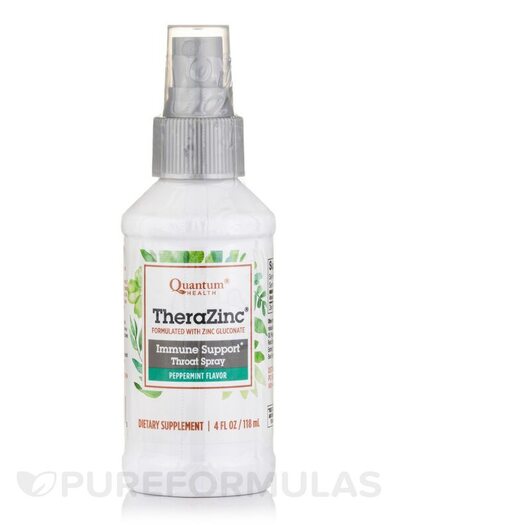 Основне фото товара TheraZinc Zinc Throat Spray Peppermint Flavor, Цинк, 118 мл