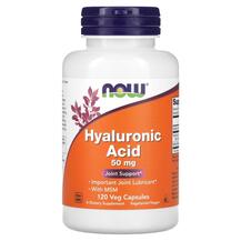 Hyaluronic Acid 50 mg Гиалуроновая кислота 50 мг NOW