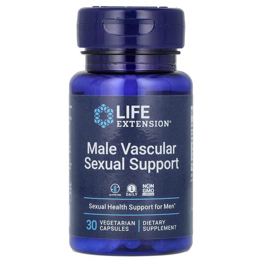 Основне фото товара Life Extension, Male Vascular, Підтримка сексуальності, 30 капсул