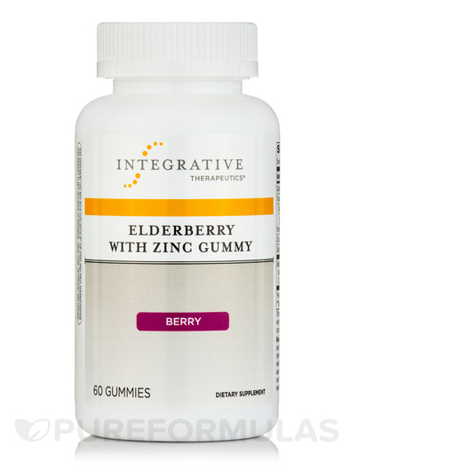 Основне фото товара Elderberry with Zinc Gummy Berry, Цинк, 60 таблеток