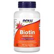 Фото товару NOW, Biotin 5000 mcg, Біотин 5000 мкг, 120 капсул