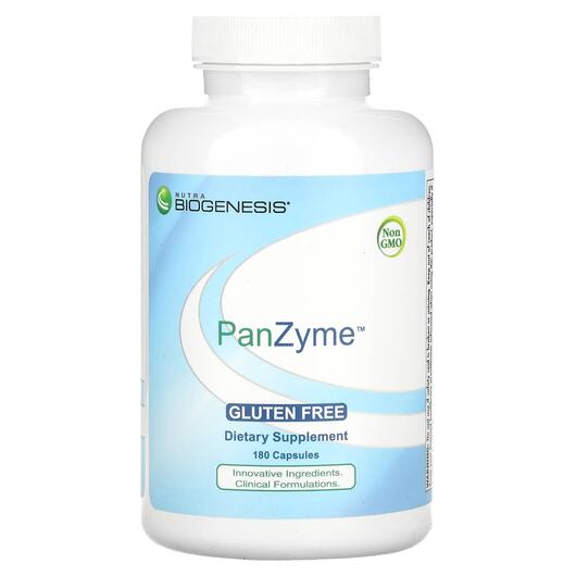 Основне фото товара Nutra BioGenesis, PanZyme, Ферменти, 180 капсул