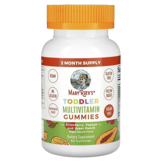 Основне фото товара Toddler Multivitamin Gummies Strawberry, Ферменти Папайї, 60 табл