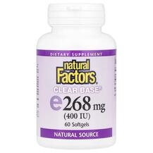 Vitamin E Clear Base 400 IU 60 Витамин Е Clear Base
