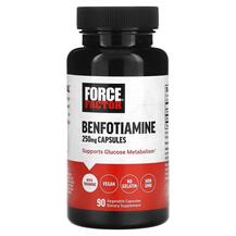 Benfotiamine 250 mg Бенфотиамин Force Factor