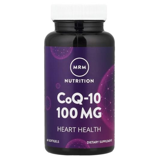 Основне фото товара MRM, CoQ-10, Коензим CoQ -10 100 mg, 60 капсул