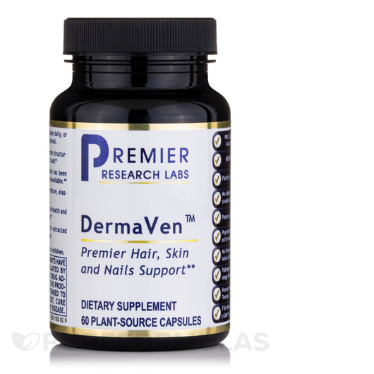 Основне фото товара Premier Research Labs, DermaVen, Шкіра нігті волосся, 60 капсул