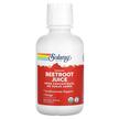 Фото товару Solaray, Organic Beetroot Juice, Червоний буряк, 473 мл