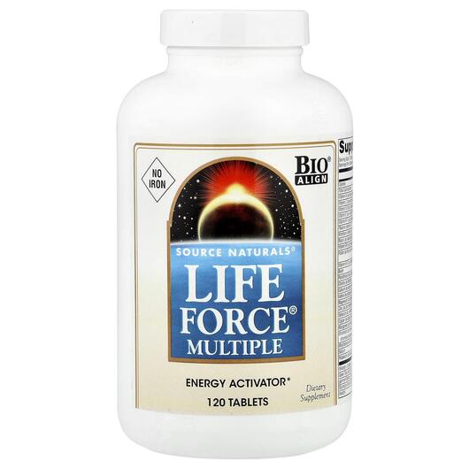 Основне фото товара Life Force Multiple No Iron 120, Залізо, 120 таблеток