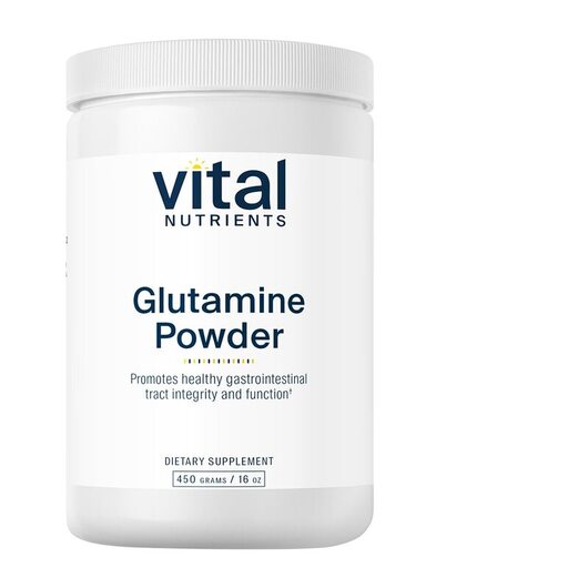 Основне фото товара Vital Nutrients, Glutamine Powder, L-Глутамін, 450 г