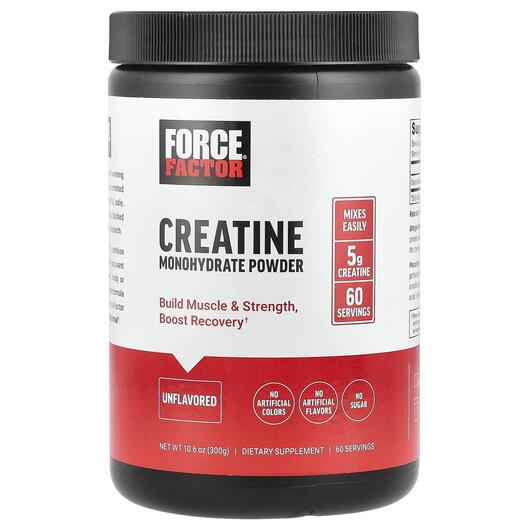 Основне фото товара Creatine Monohydrate Powder Unflavored, Креатин, 300 г
