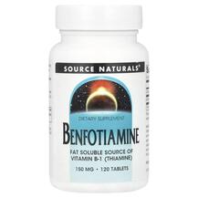 Бенфотіамін Benfotiamine 150 mg Source Naturals