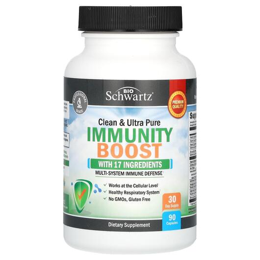 Основне фото товара Clean & Ultra Pure Immunity Boost, Підтримка імунітету, 90 ка