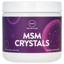 МСМ в порошку 1000 мг MSM Crystals MRM 200 г