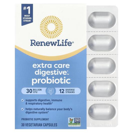 Основне фото товара Extra Care Go-Pack Ultimate Flora Probiotic, Пробіотики, 30 капсу