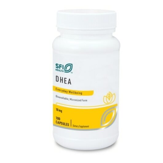 Основне фото товара Klaire Labs, DHEA 10 mg, Дегідроепіандростерон, 100 капсул