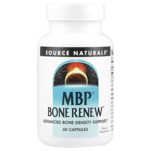 Основне фото товара Source Naturals, MBP Bone Renew, Зміцнення кісток, 60 капсул