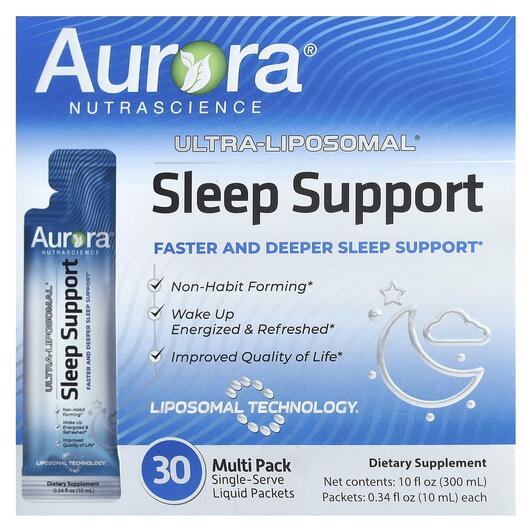 Основне фото товара Ultra-Liposomal Sleep Support, Підтримка сну, 30 шт