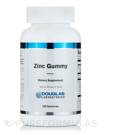 Основне фото товара Zinc Gummy Natural Blueberry Flavor, Цинк, 100 таблеток