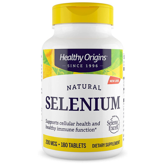 Основне фото товара Healthy Origins, Seleno Excell, Селен 200 мкг, 180 таблеток