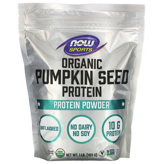 Основне фото товара NOW, Pumpkin Seed Protein, Протеїн, 454 г