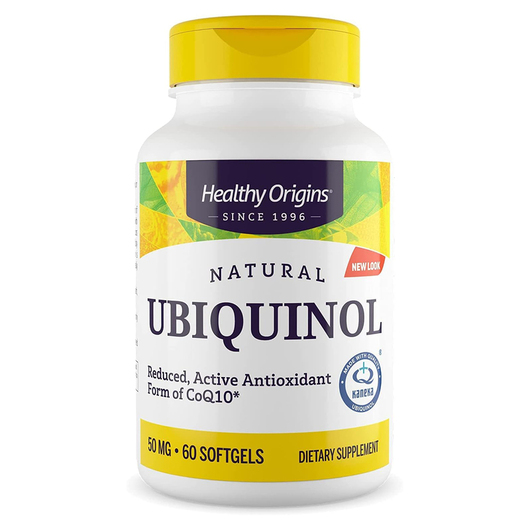 Основне фото товара Healthy Origins, Natural Ubiquinol, Убіхінол, 60 капсул