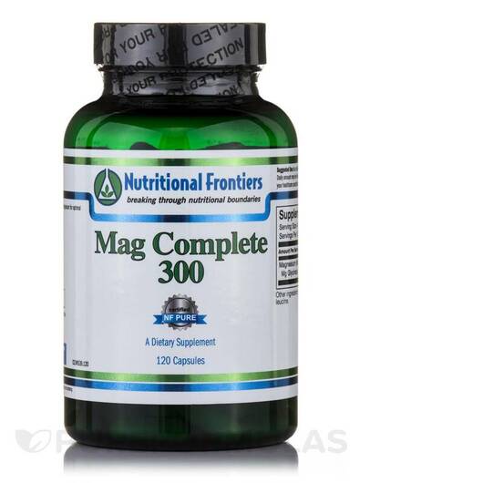 Основне фото товара Nutritional Frontiers, Mag Complete 300, Магній, 120 капсул
