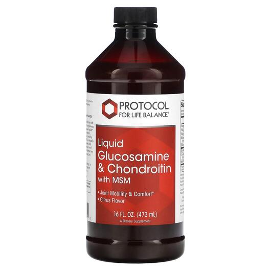 Основне фото товара Liquid Glucosamine & Chondroitin with, Глюкозамін Хондроітин,