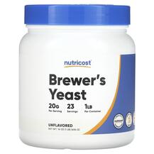 Пивні дріжджі Brewer's Yeast Unflavored Nutricost