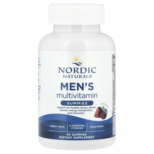 Основне фото товара Men's Multivitamin Gummies, Вітаміни для чоловіків, 60 конфе