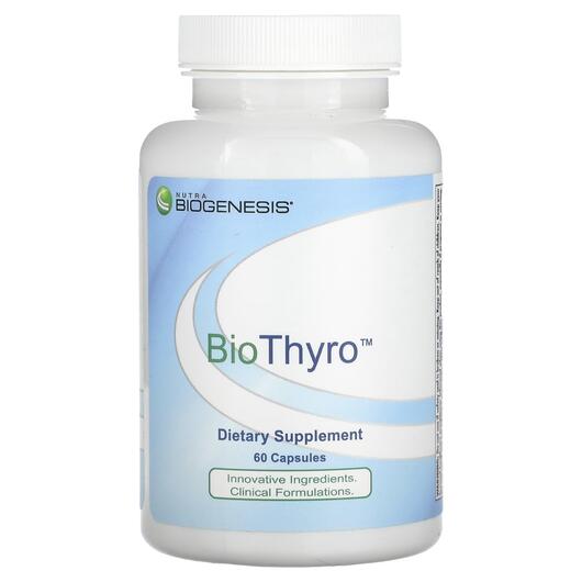 Основне фото товара BioThyro, Підтримка щитоподібної залози, 60 капсул