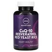 Фото товару MRM, CoQ-10 Resveratrol, Коензим CoQ10, 60 капсул