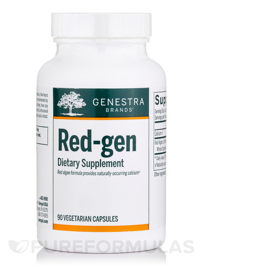 Основне фото товара Genestra, Red-gen, Зміцнення кісток, 90 капсул