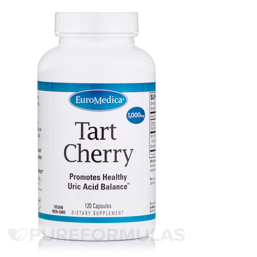 Основне фото товара EuroMedica, Tart Cherry, Екстракт вишні, 120 капсул