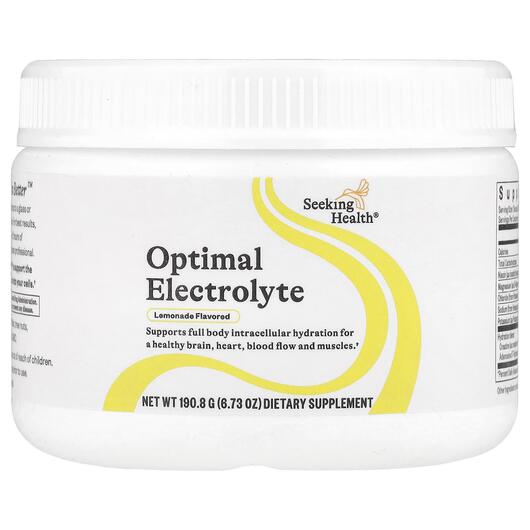 Основне фото товара Seeking Health, Optimal Electrolyte, Електроліти, 190 г